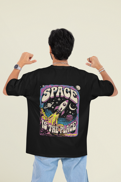 Space Oversized T-Shirt - (Men)