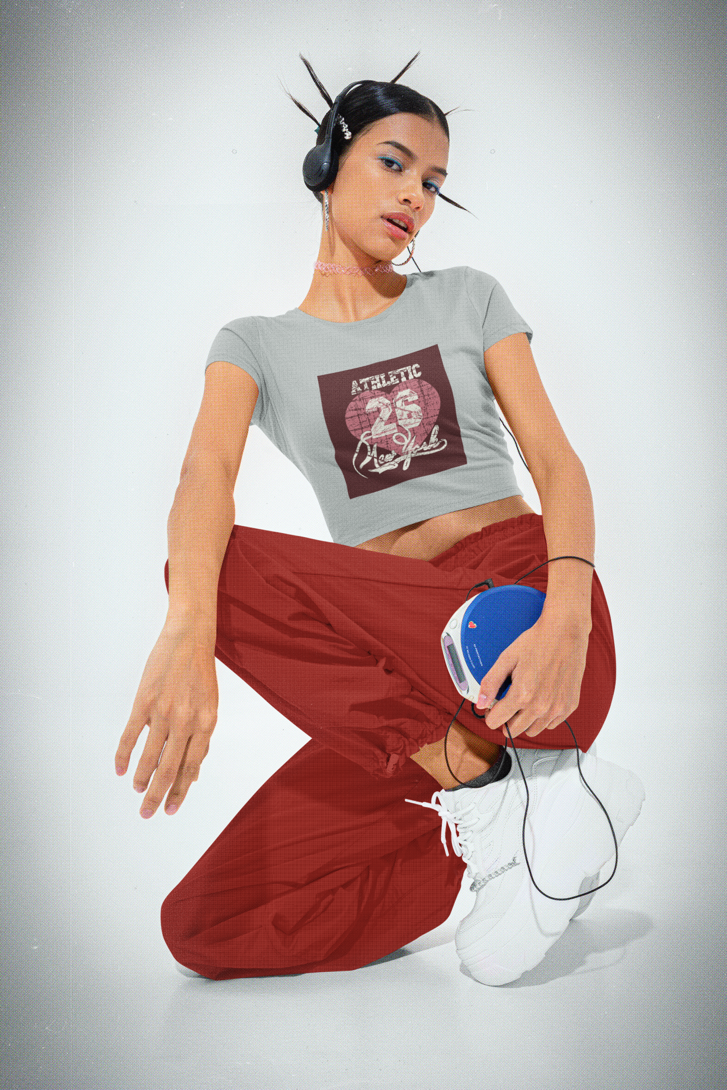 Athletic Crop Top - Women