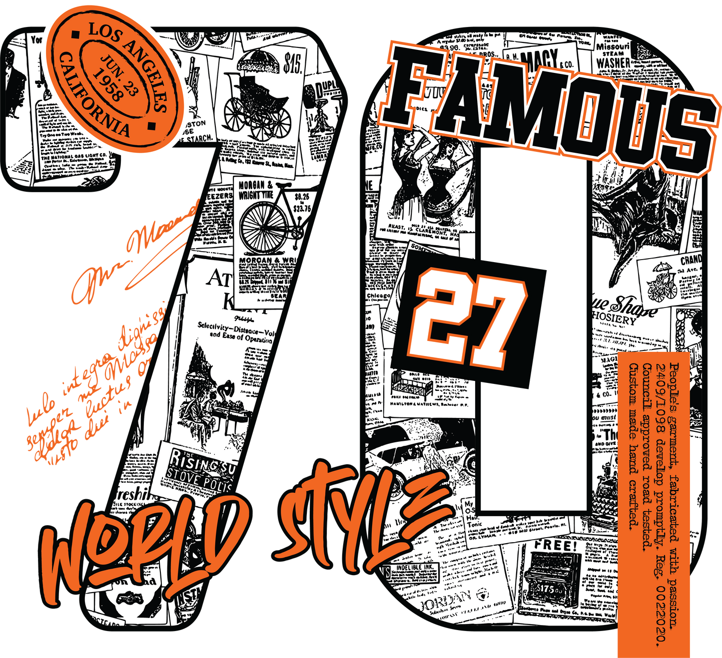 70 Famous Oversized Standard T-Shirt