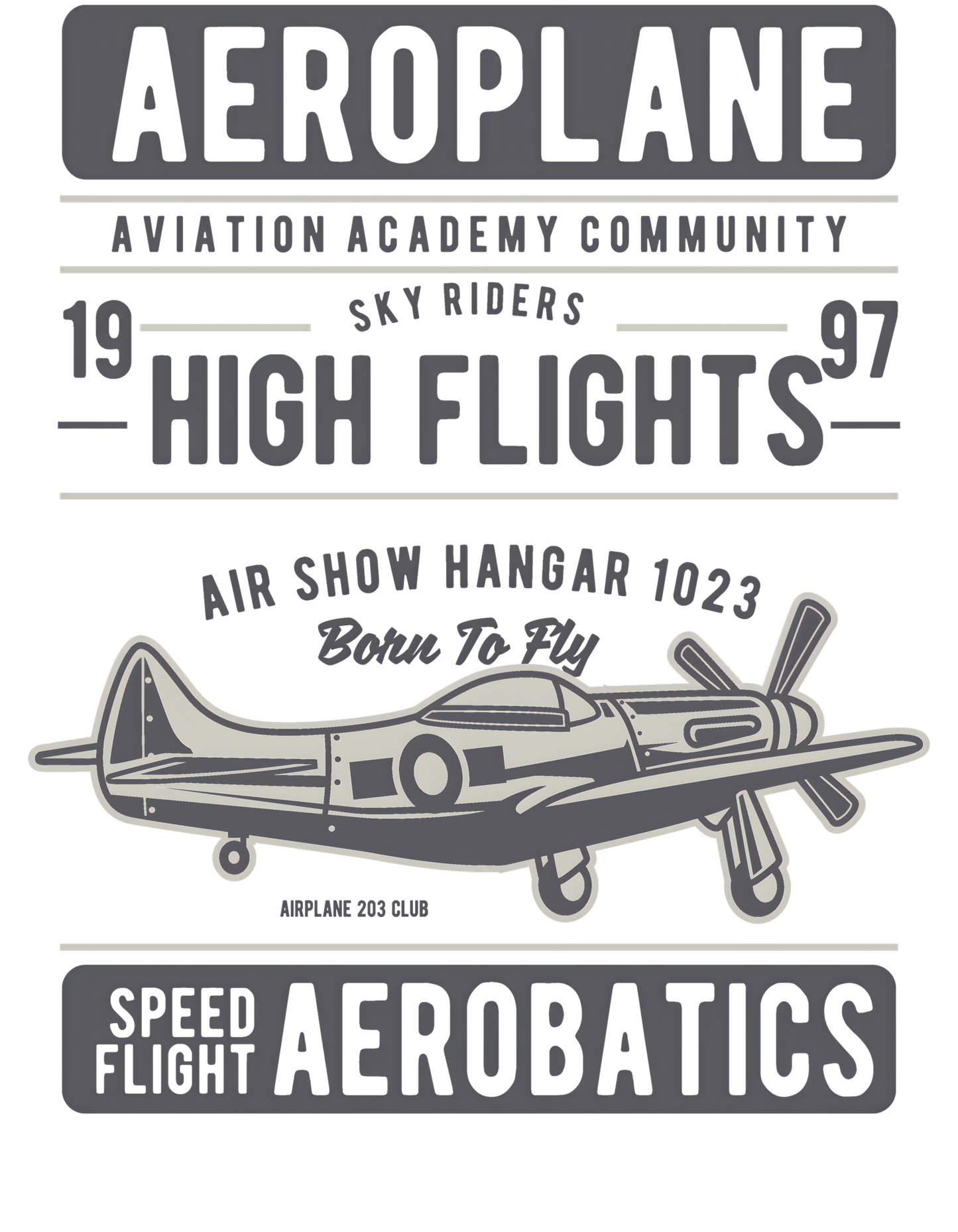 Aerobatic Classic T-Shirt -(Men)