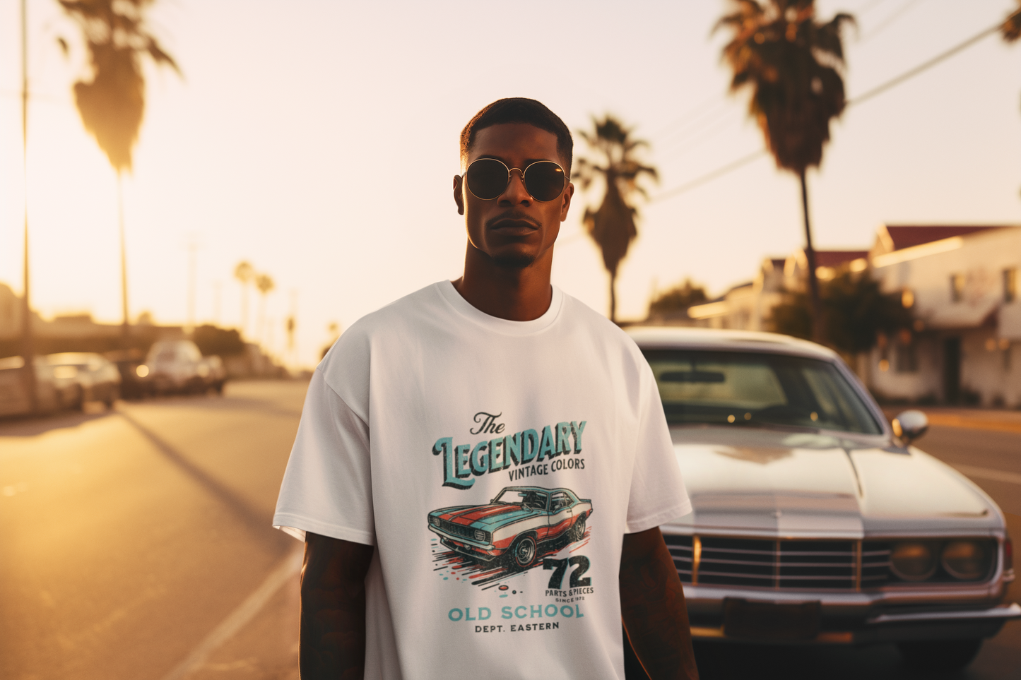 Old School Oversized T-Shirt - (Men)