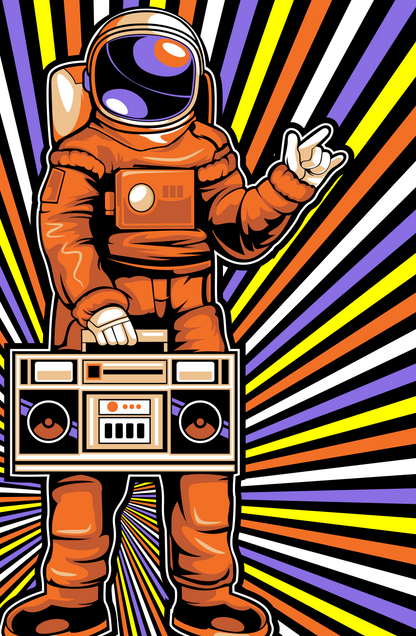 90' s Astro Oversized Standard T-Shirt