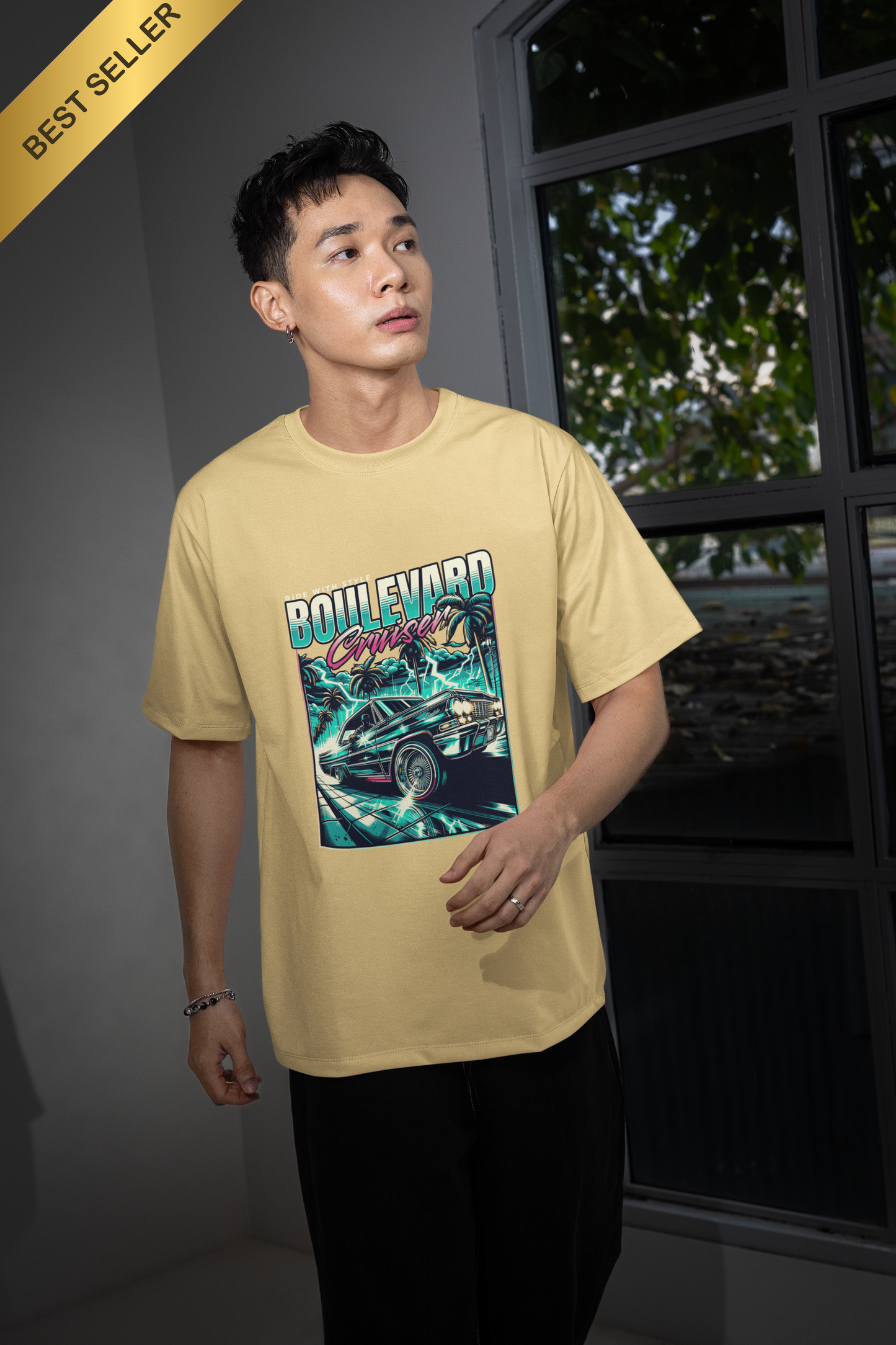 Boulevard Cruiser Oversized T-Shirt - (Men)