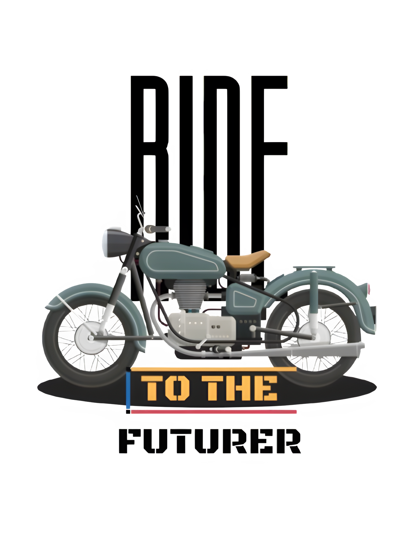 Ride To Future T-Shirt - (Men)