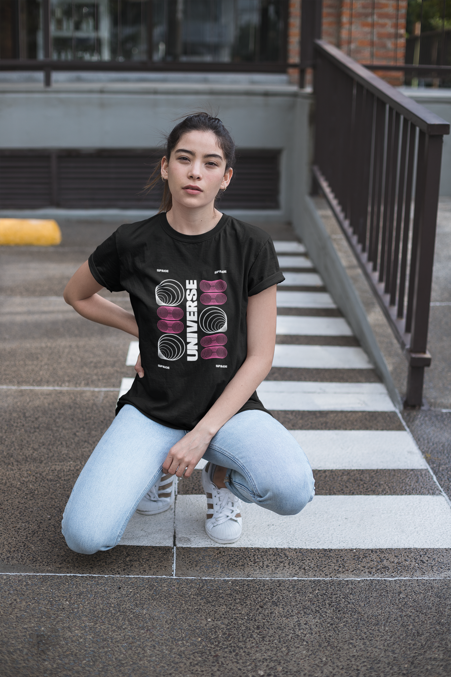 Universe Oversized T-Shirt - (Women)