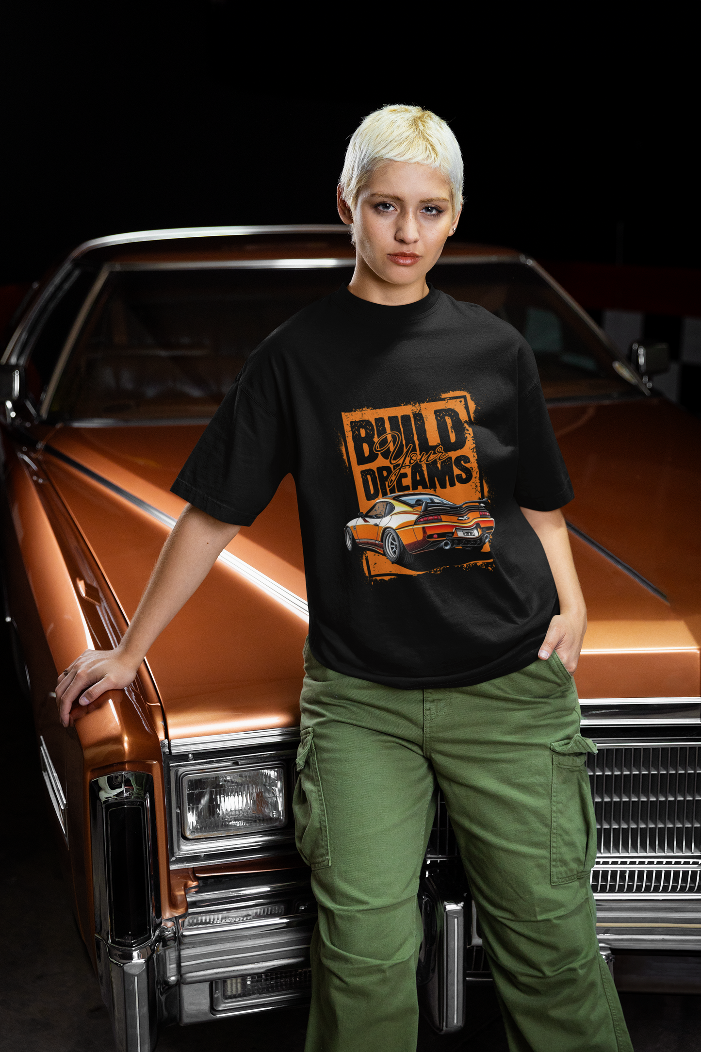 Build your Dreams Oversized T-Shirt - (Women)