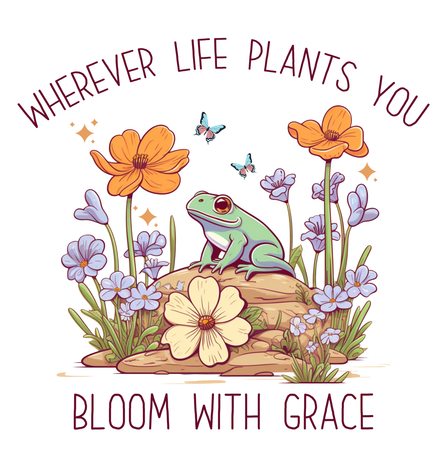Bloom with Grace Girl's T-Shirt