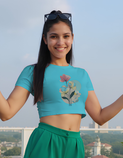 Bloomscape Crop Top - Women