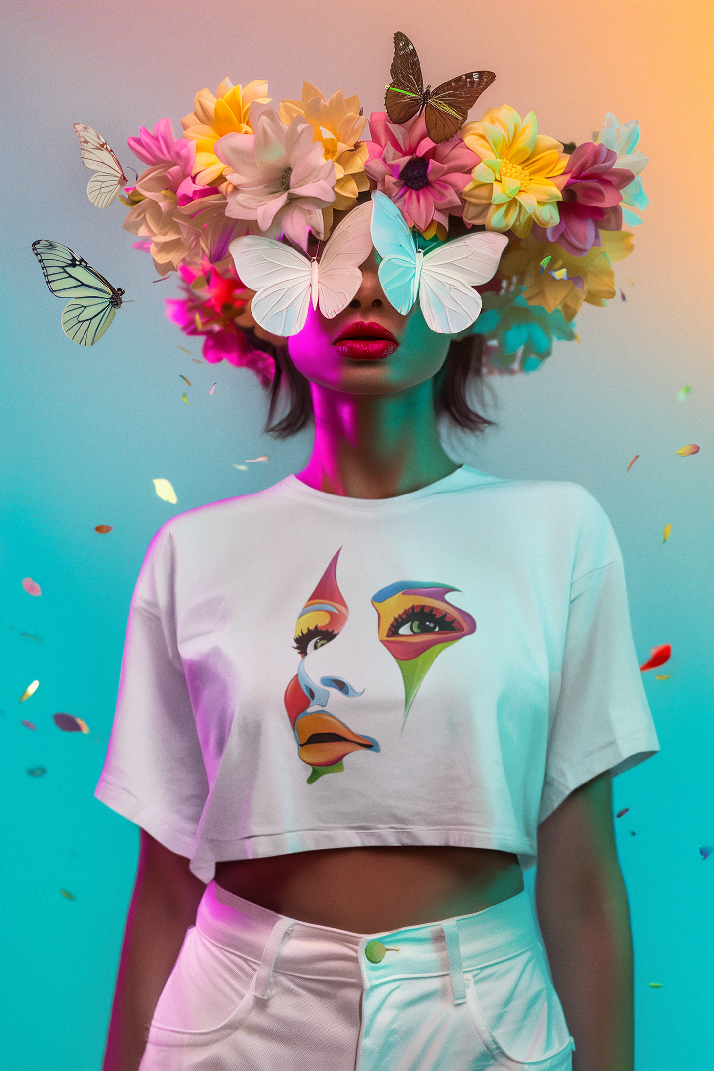 Face Crop Top - (Women)