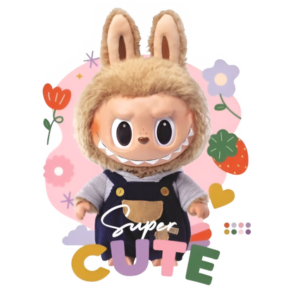 Cute Labubu Girl's T-Shirt