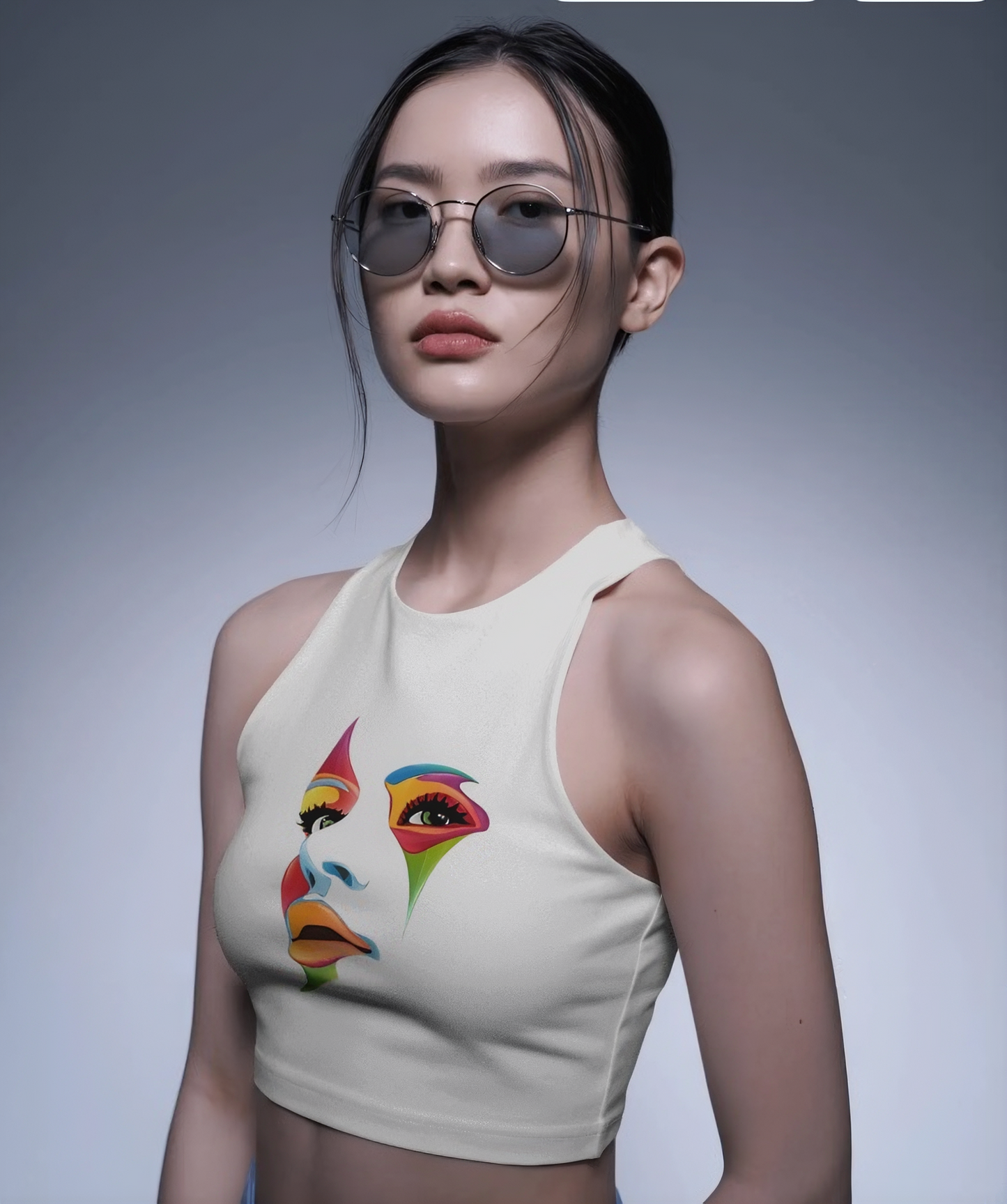 Dreamscape Crop Tank - Women