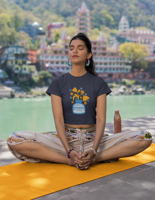 Eternal Sunshine Women Crop Top