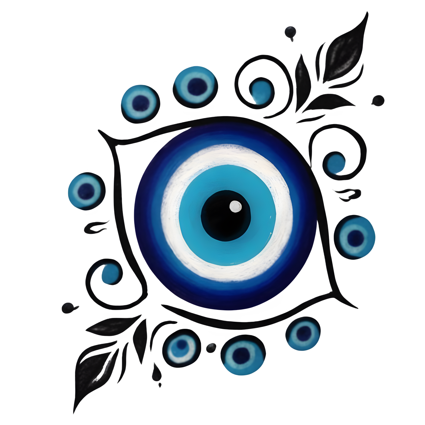 Evil Eye Crop Tank-Women