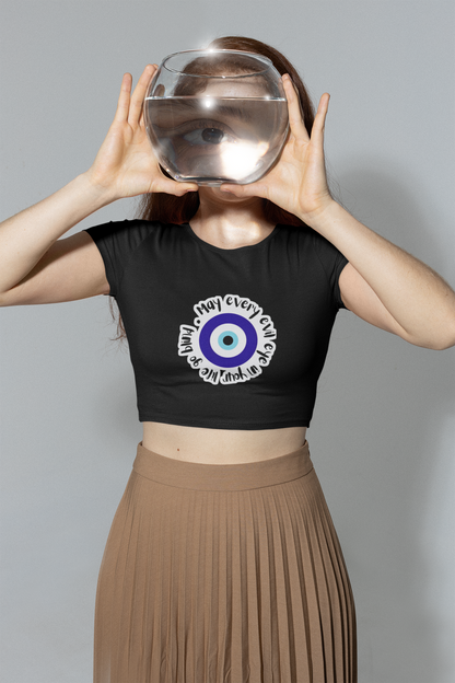 Evil Eye Crop Top - Women