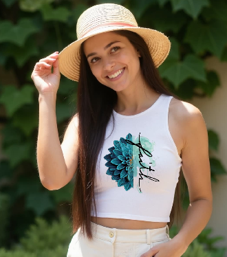 Faith Crop Tank - Women