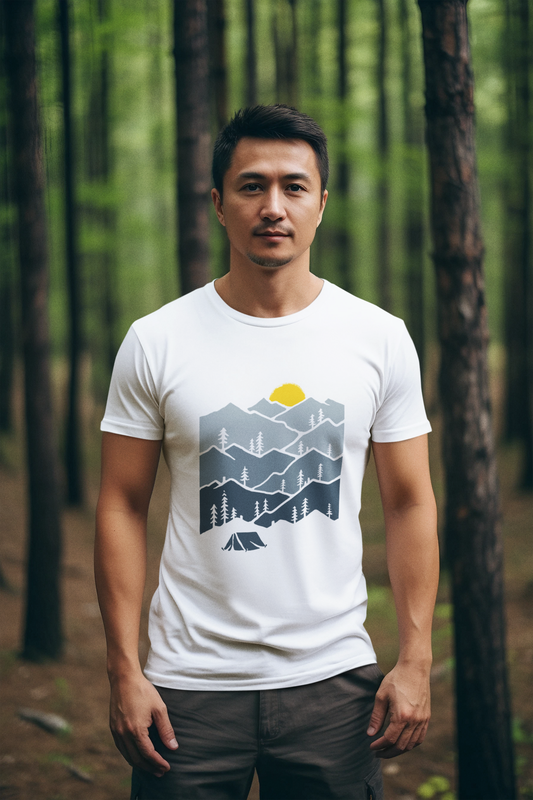 Mountains Classic T-Shirt - (Men)