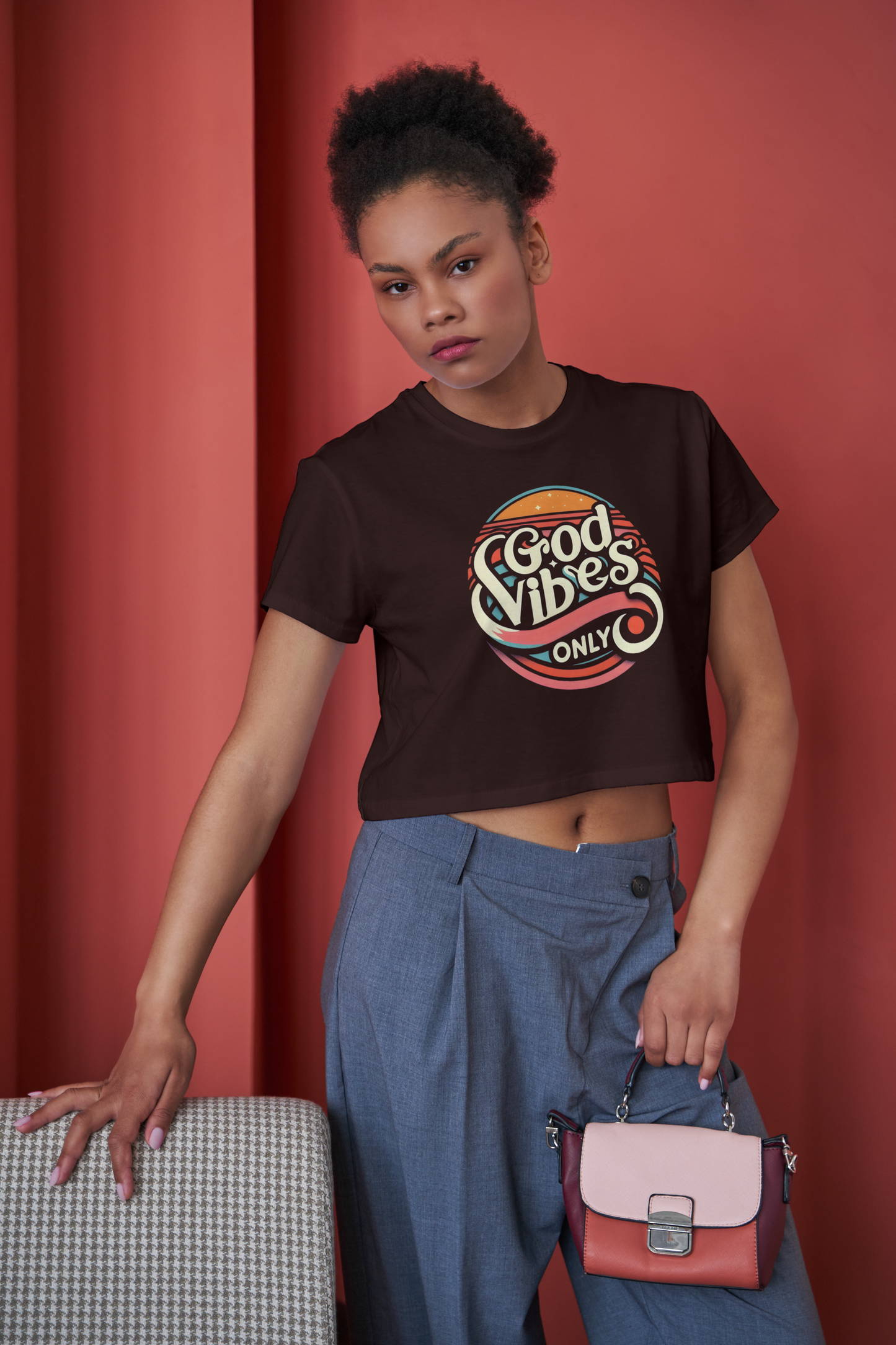 Good Vibes Crop Top - (Women)