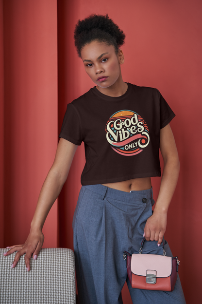 Good Vibes Crop Top - (Women)