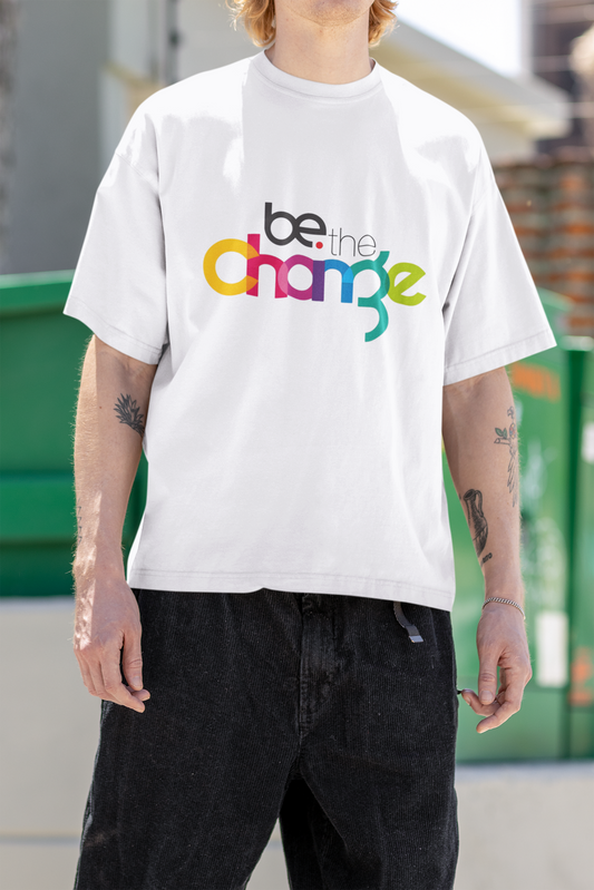 B the Change Oversized T-Shirt-Men