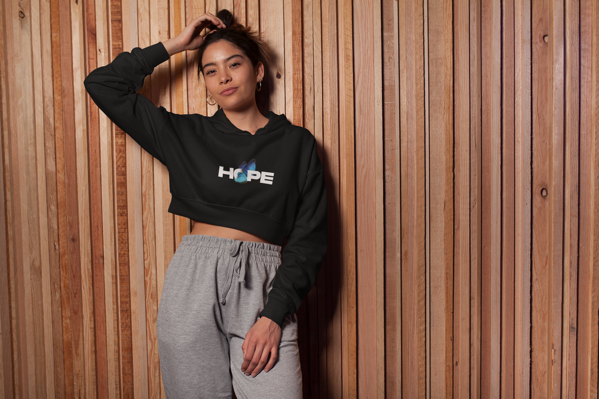 Hope Female Cropped Hoodie