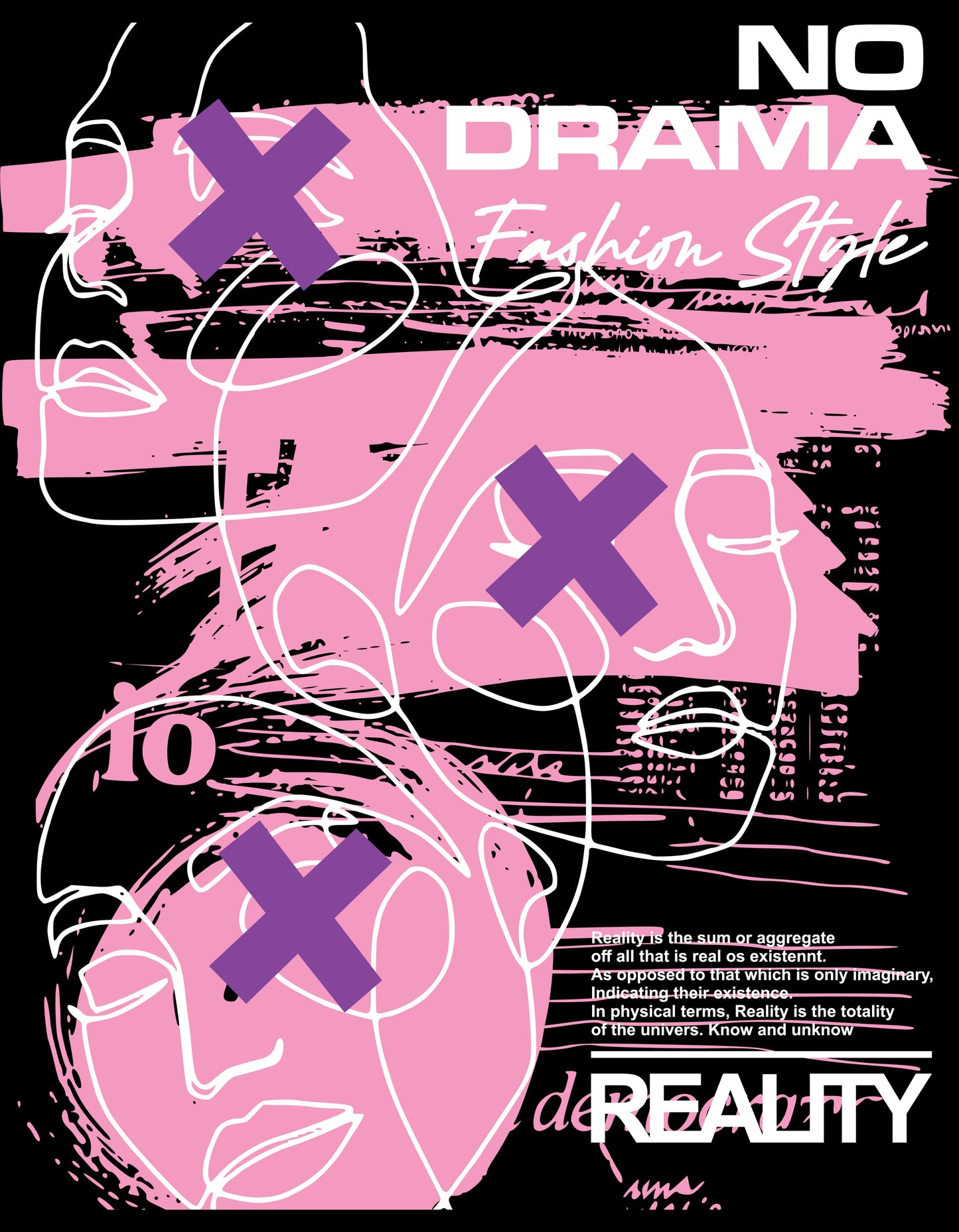 No Drama Oversized T-Shirt - (Women)