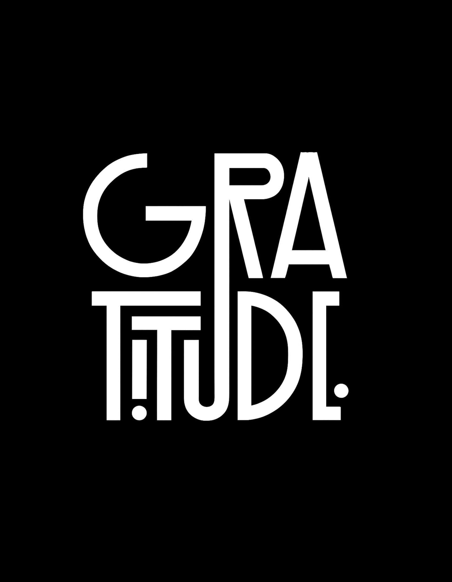 Gratitude Oversized T-Shirt -Men