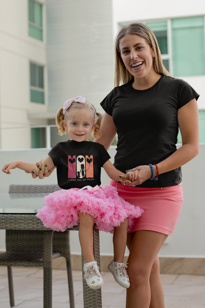 Love you Mom Girl's  T-Shirt