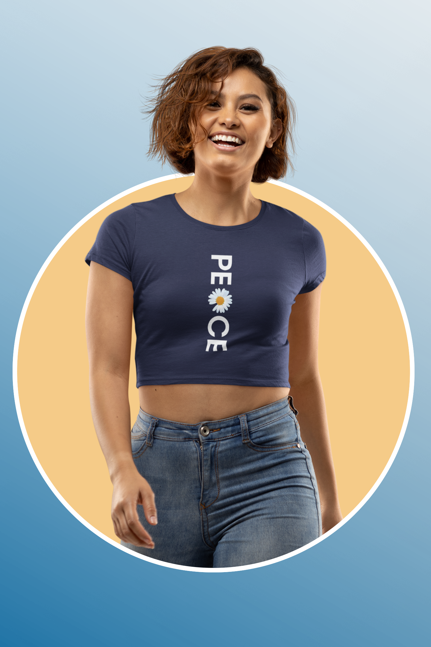 Peace Crop Top - Women