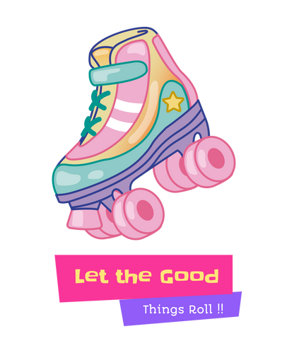 Roller Skate Girl's T-Shirt