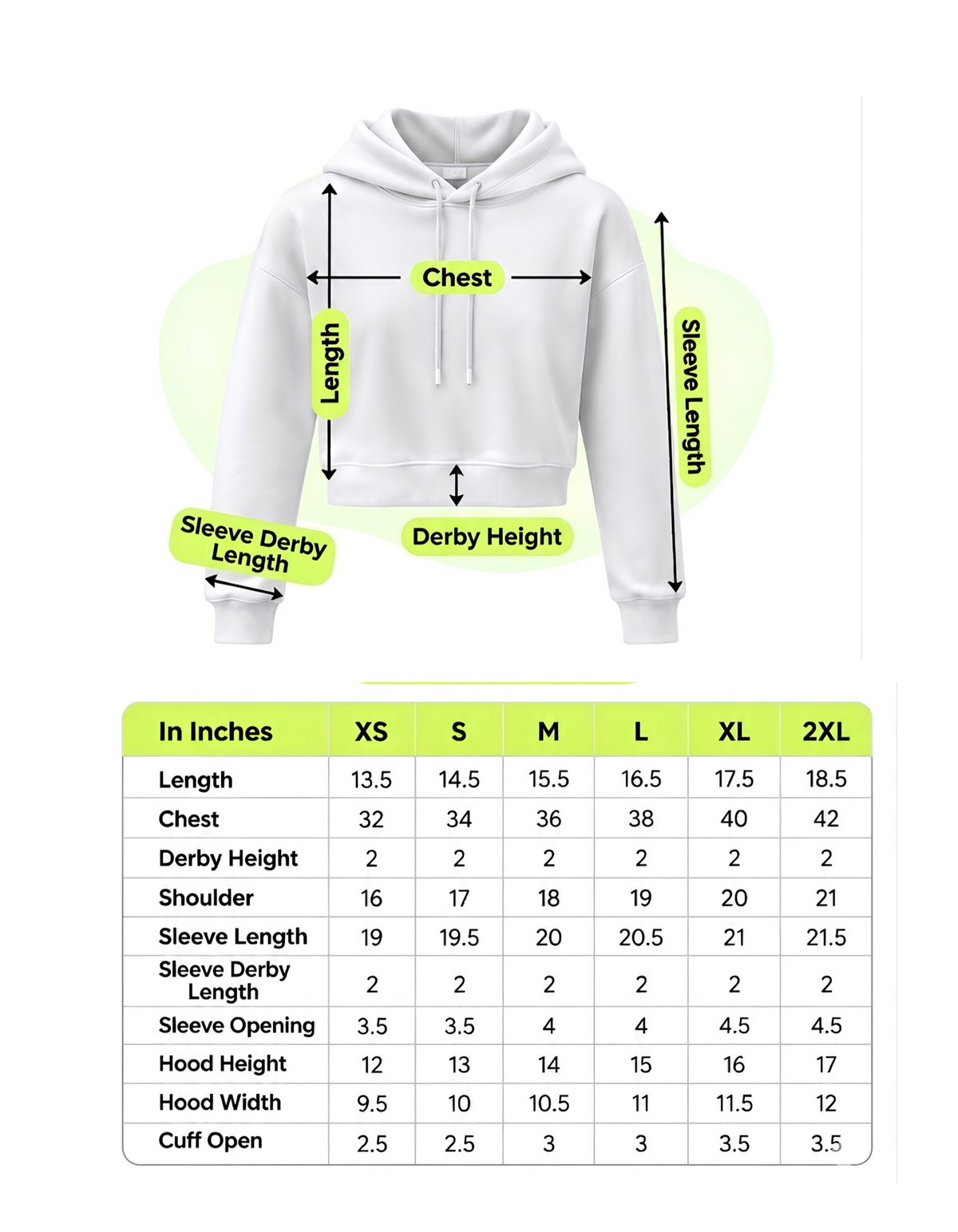 Distracted Female Cropped Hoodie