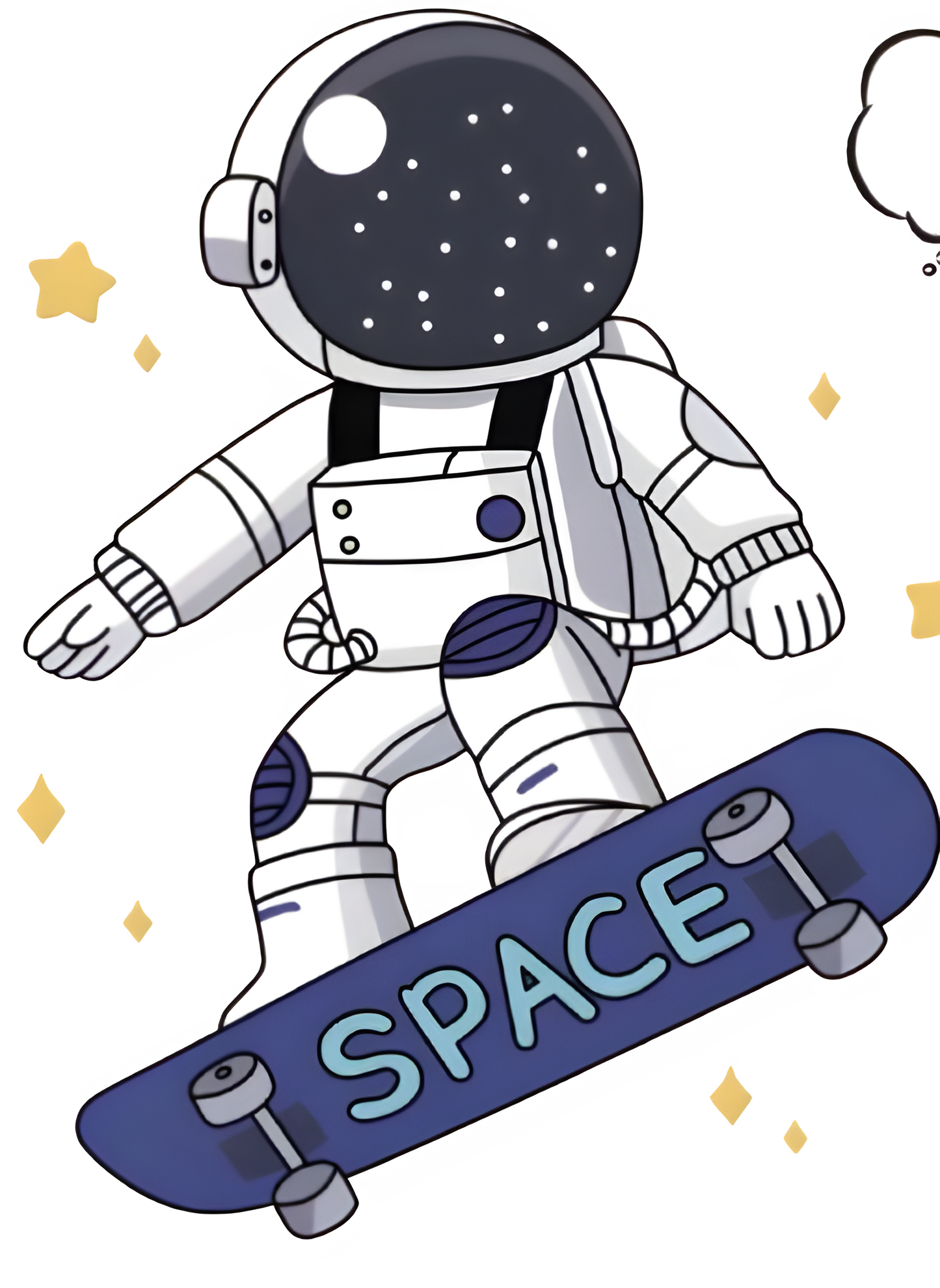 Space Skates Boy T-Shirt