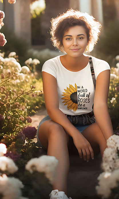 Sunflower Crop Top - (Women)