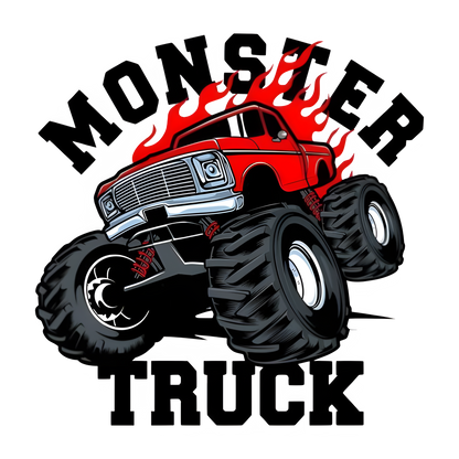 Monster Truck Boy T-Shirt
