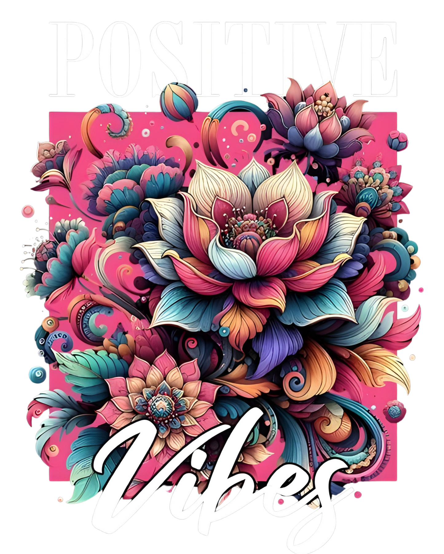 Positive Vibes Crop Tank Top - Women