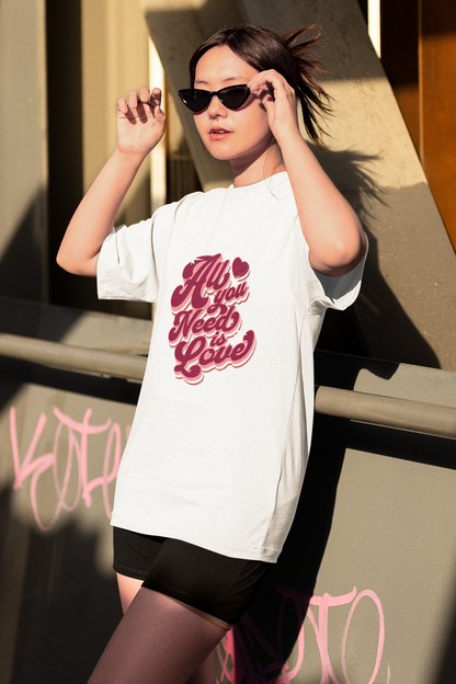 Love Oversized T-Shirt - (Women)