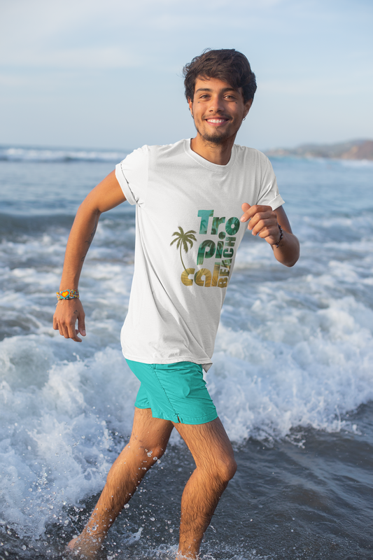 Tropical Beach T-Shirt - Men