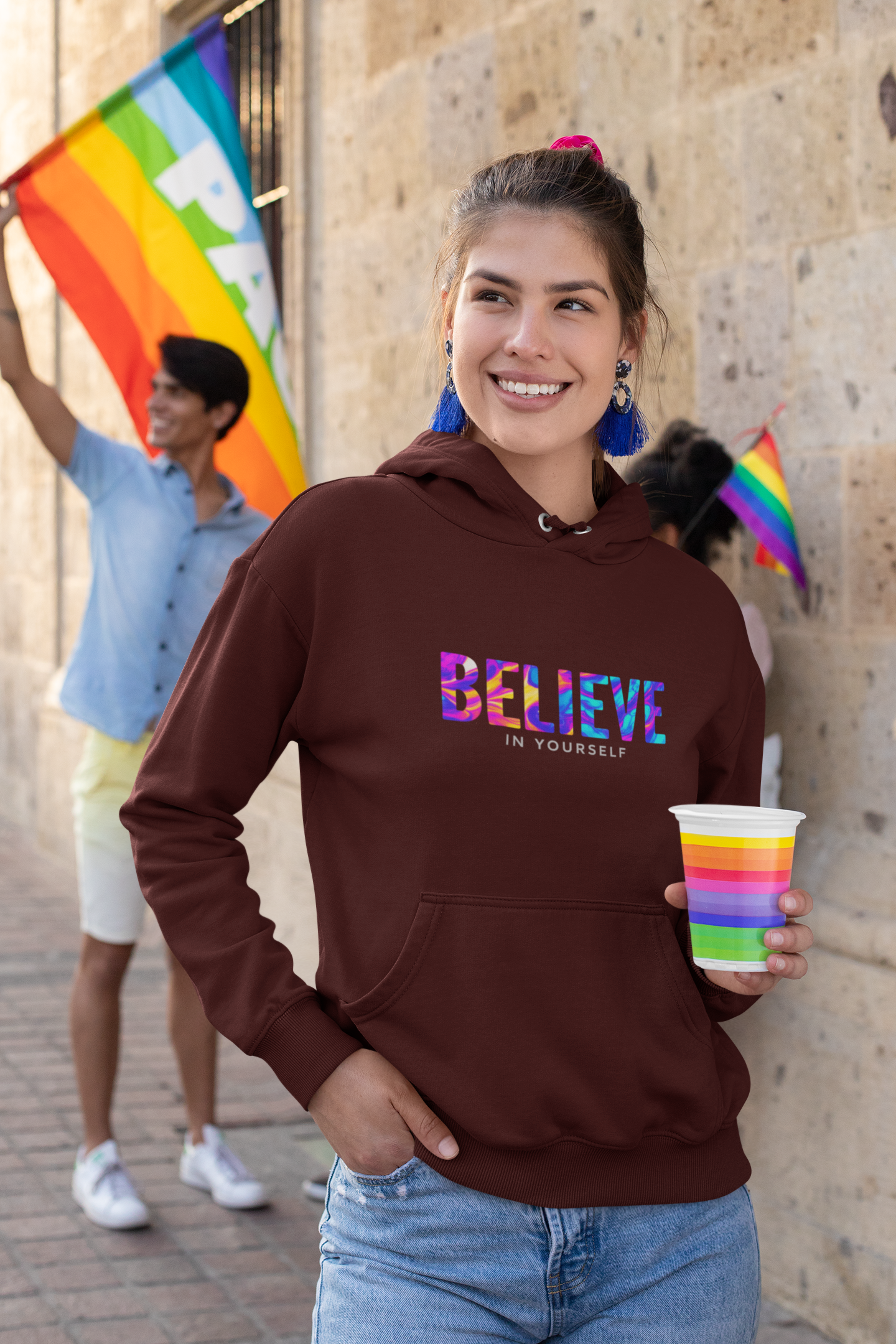 Believe in Yrself Unisex Hoodie