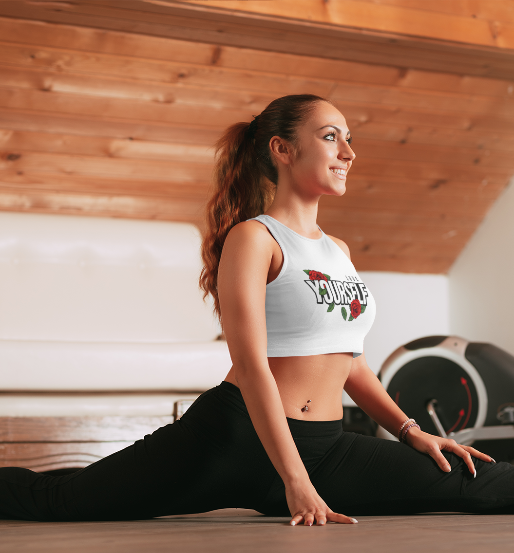 Love Yourself Crop Tank - Women