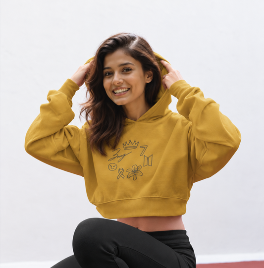 Zingverse Female Cropped Hoodie